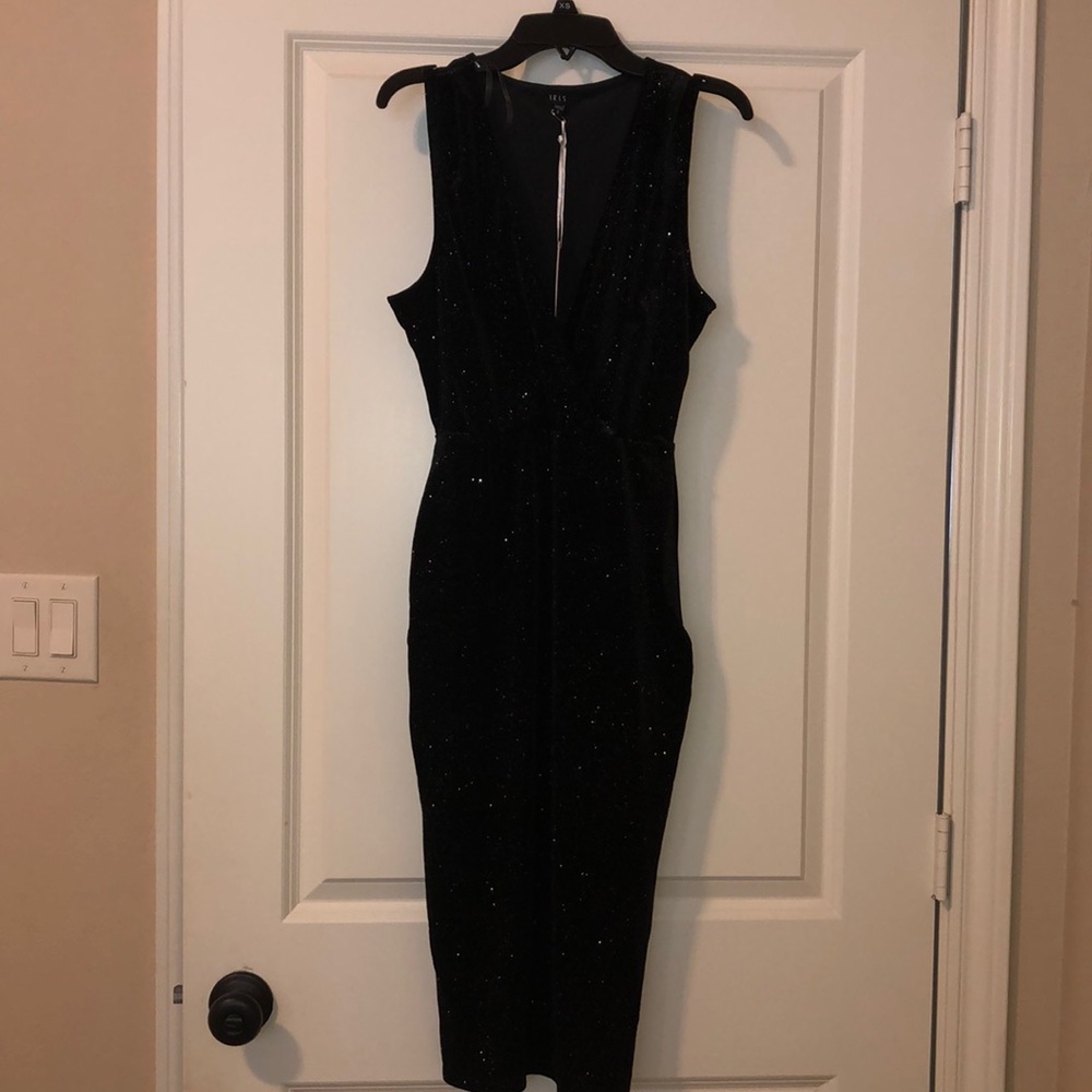 Sparkly black dress